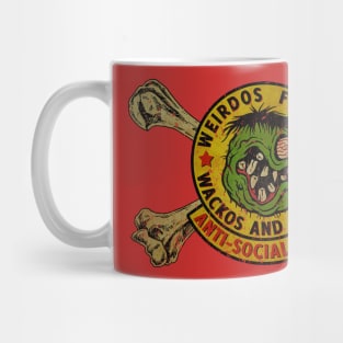 Weirdos, Freaks, Wackos, and Creeps Anti-Social Club 1967 Mug